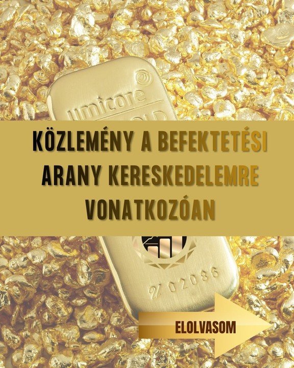 Befektetési arany zárva